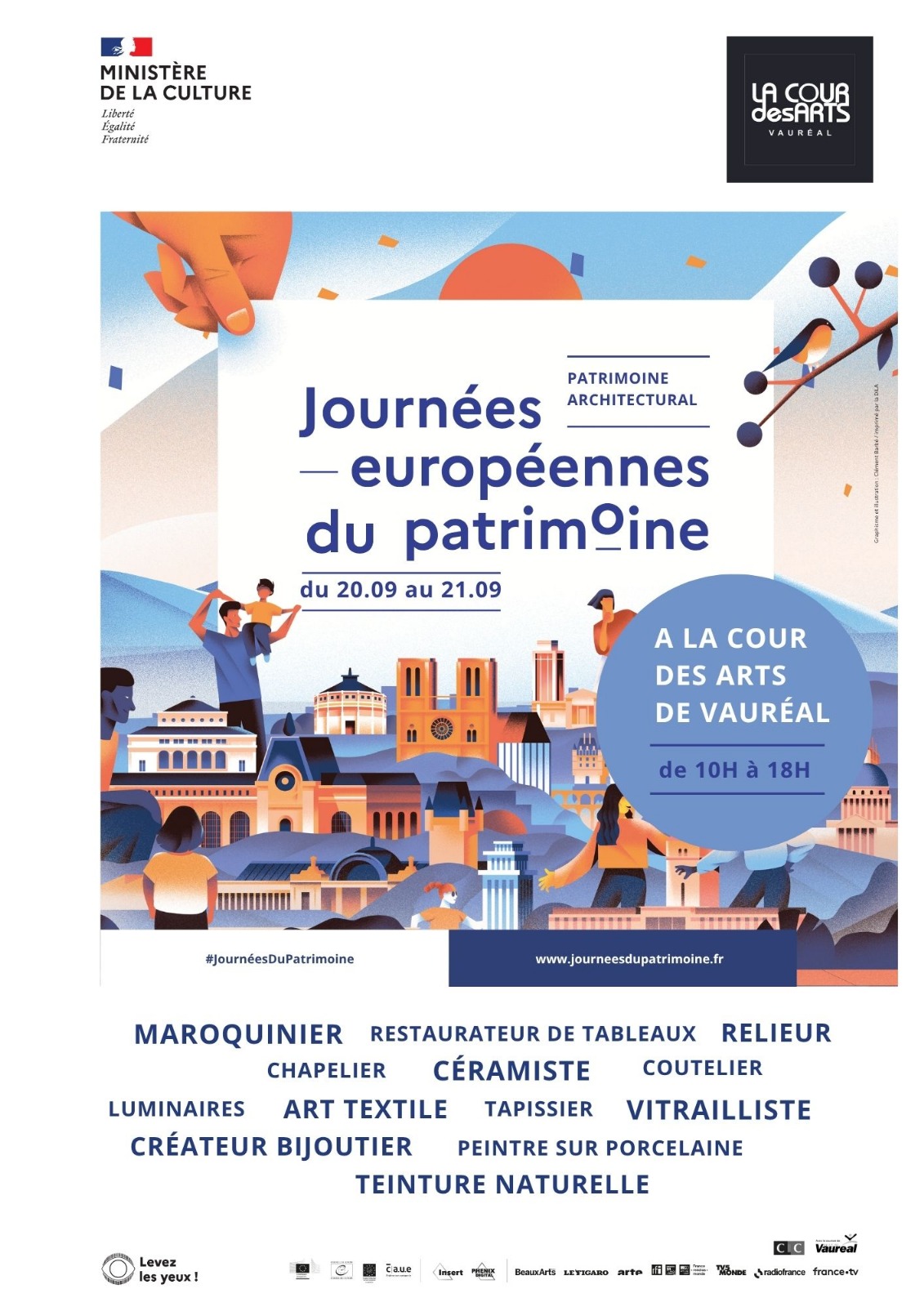 Affiche JEP 2025 Affiche journée européennes du patrimoine 2025
