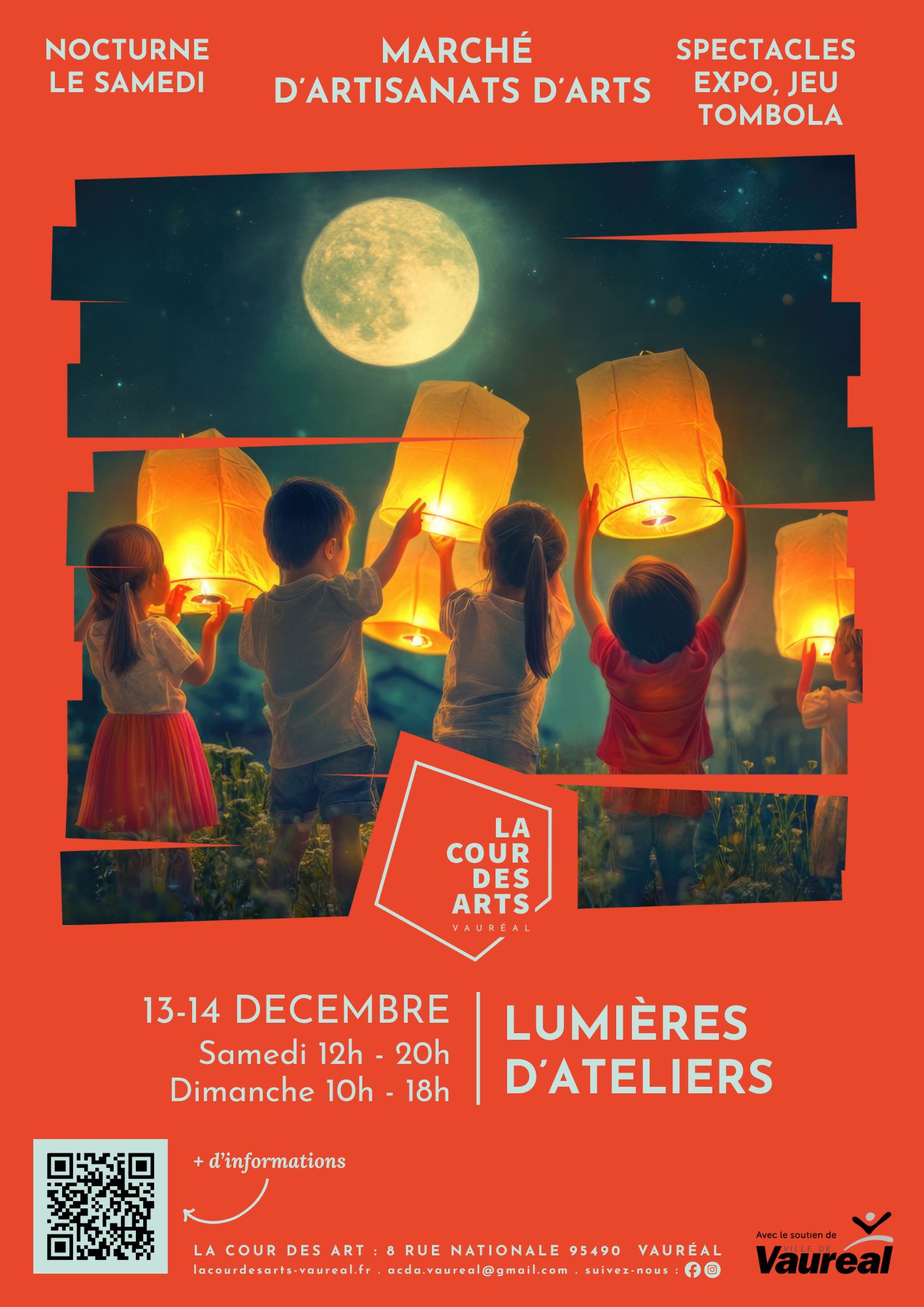 Lumières d’Ateliers – Marché de Noël de la Cour des Arts de Vauréal (Val d'oise)