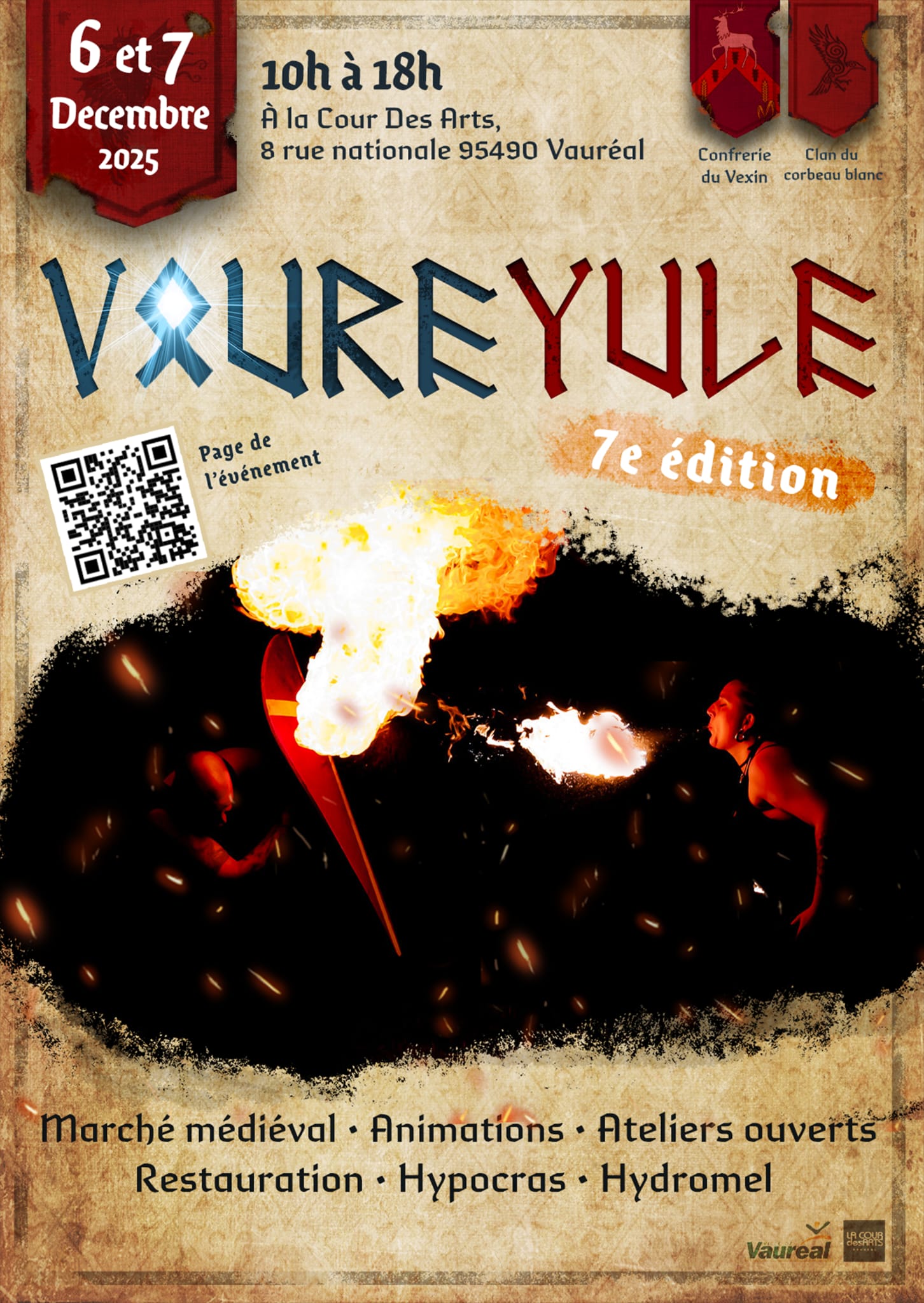 VauréYule – Le solstice d’hiver à la Cour des Arts de Vauréal . 6 et 7 décembre 2025 de 10h à 18h